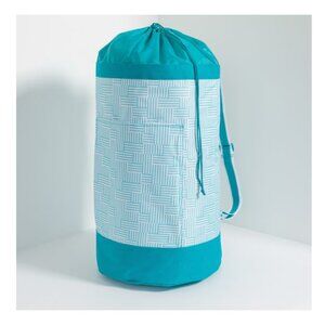 Thirty One Move It All Bag Turquoise Patchwork Stripe NEW